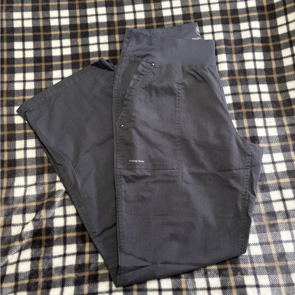 Healing Hands Gray scrub pants